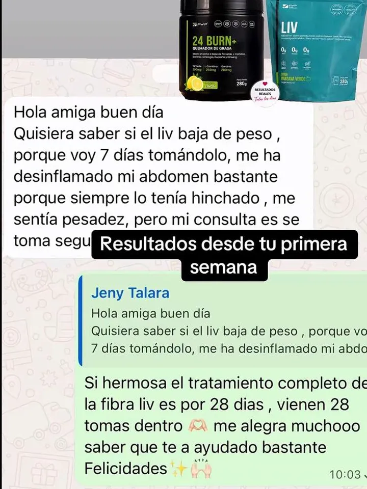 Testimonio WhatsApp — bienestar digestivo